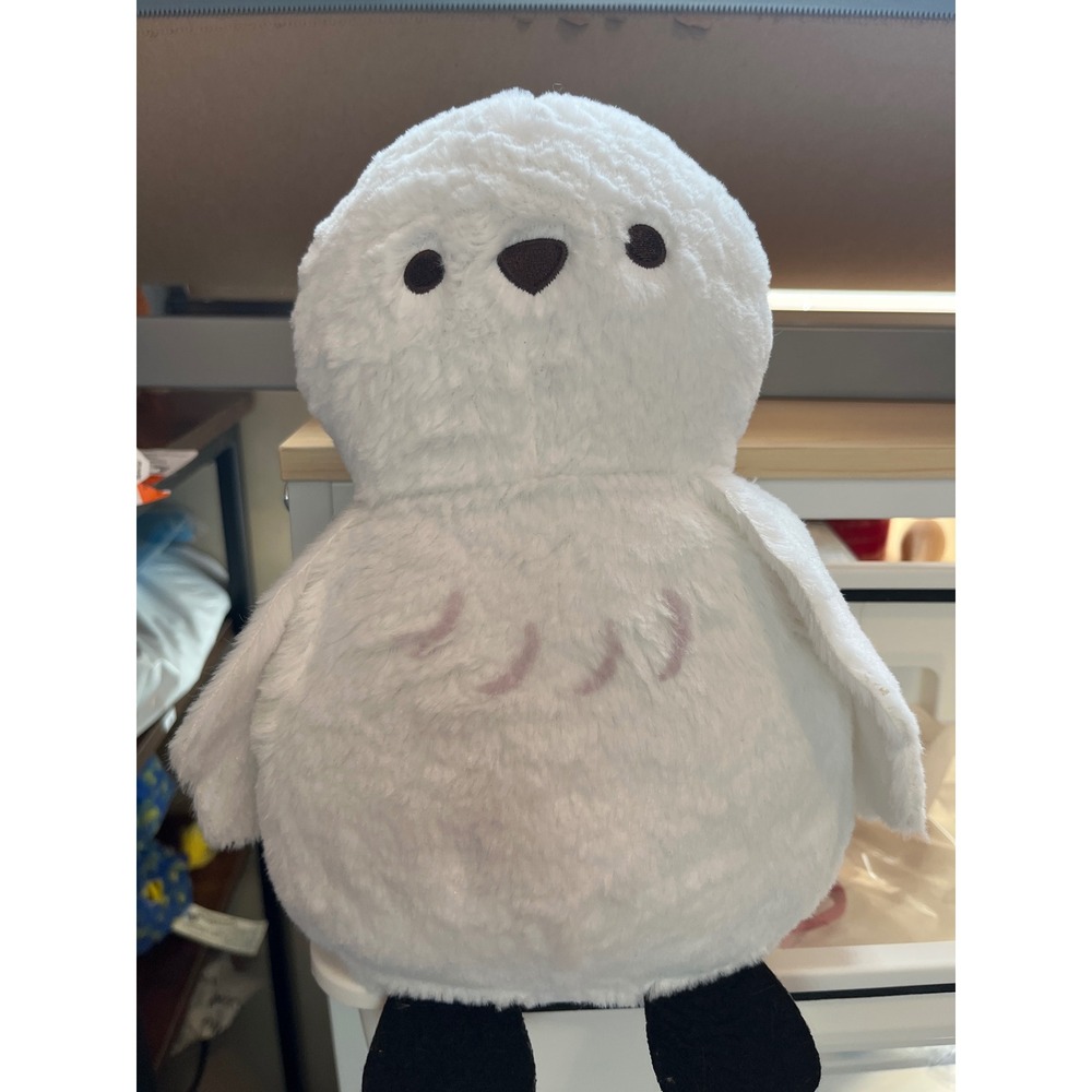 Wizarding World Harry Potter Hedwig Snowy Owl White Fuzzy Plush Stuffed Animal